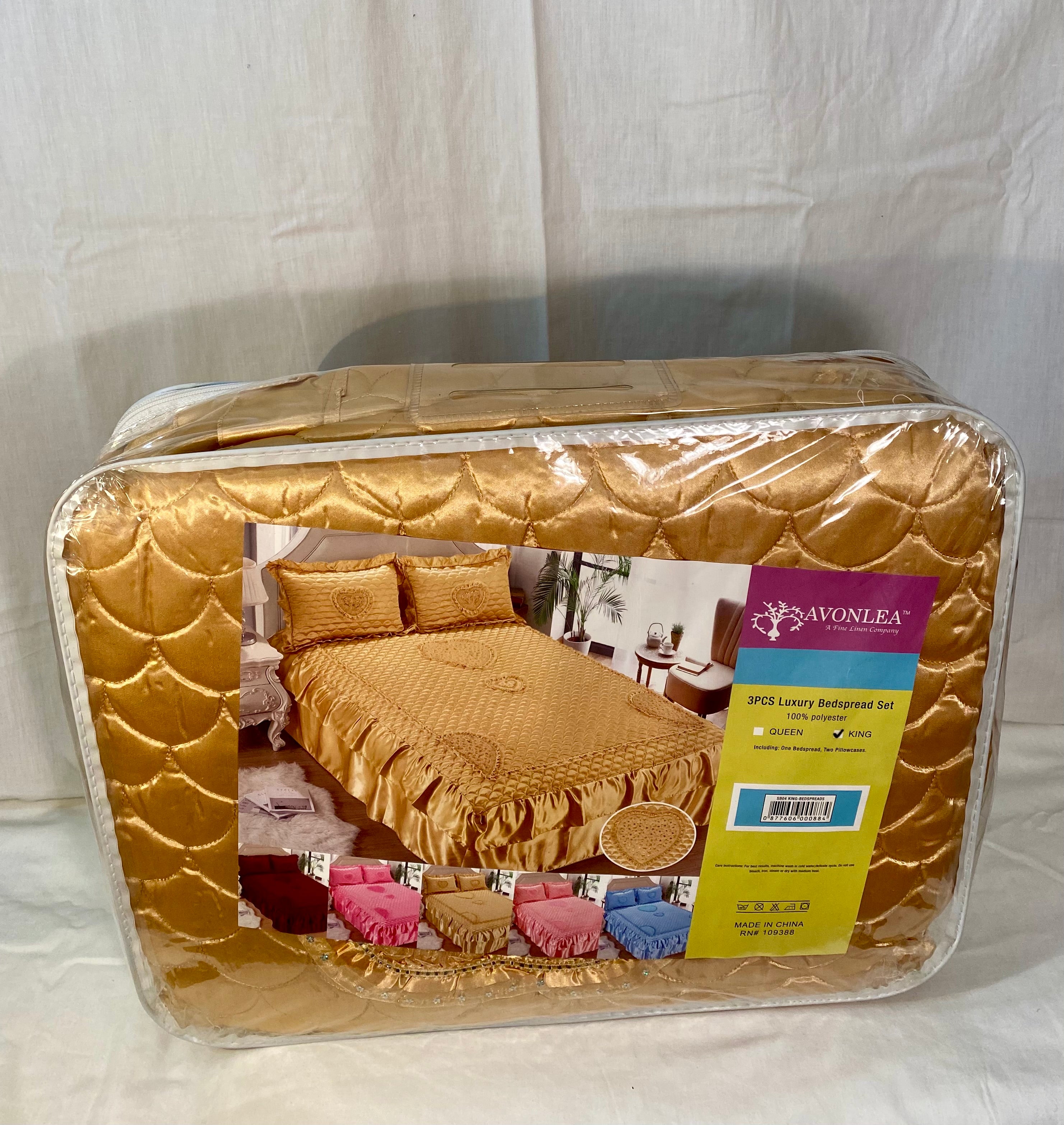 3 Piece Luxury Bed Spread
