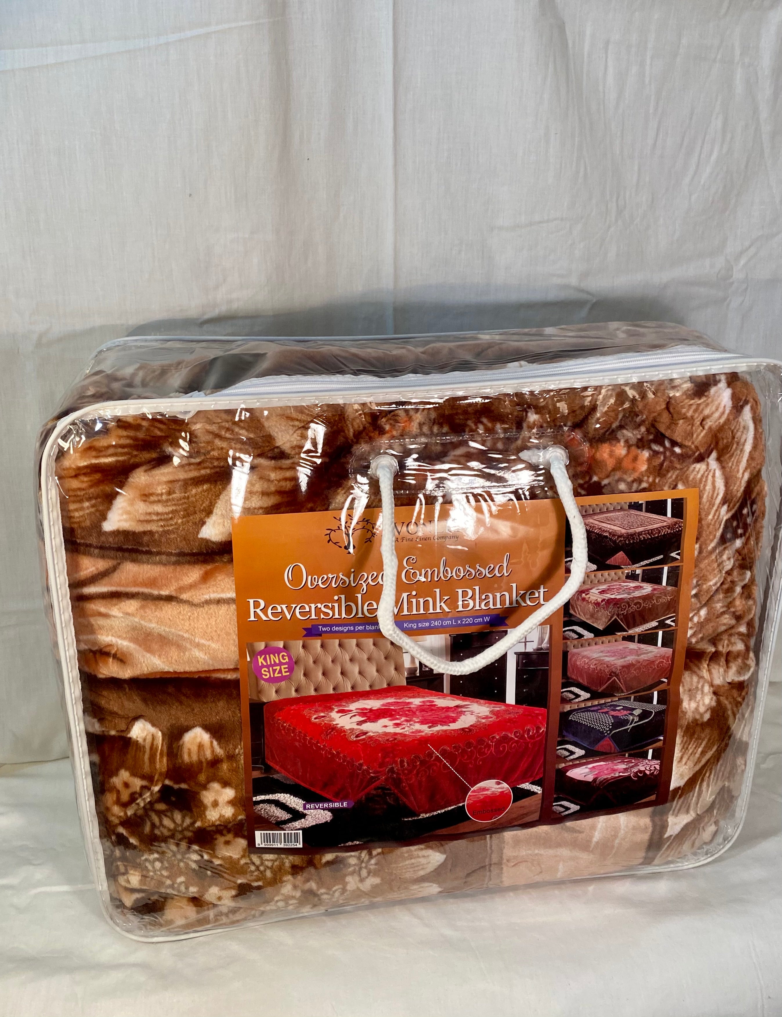 Reversible Mink Comforter Blanket