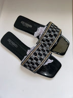 Diamond Pearls Slide Sandals