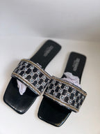 Diamond Pearls Slide Sandals