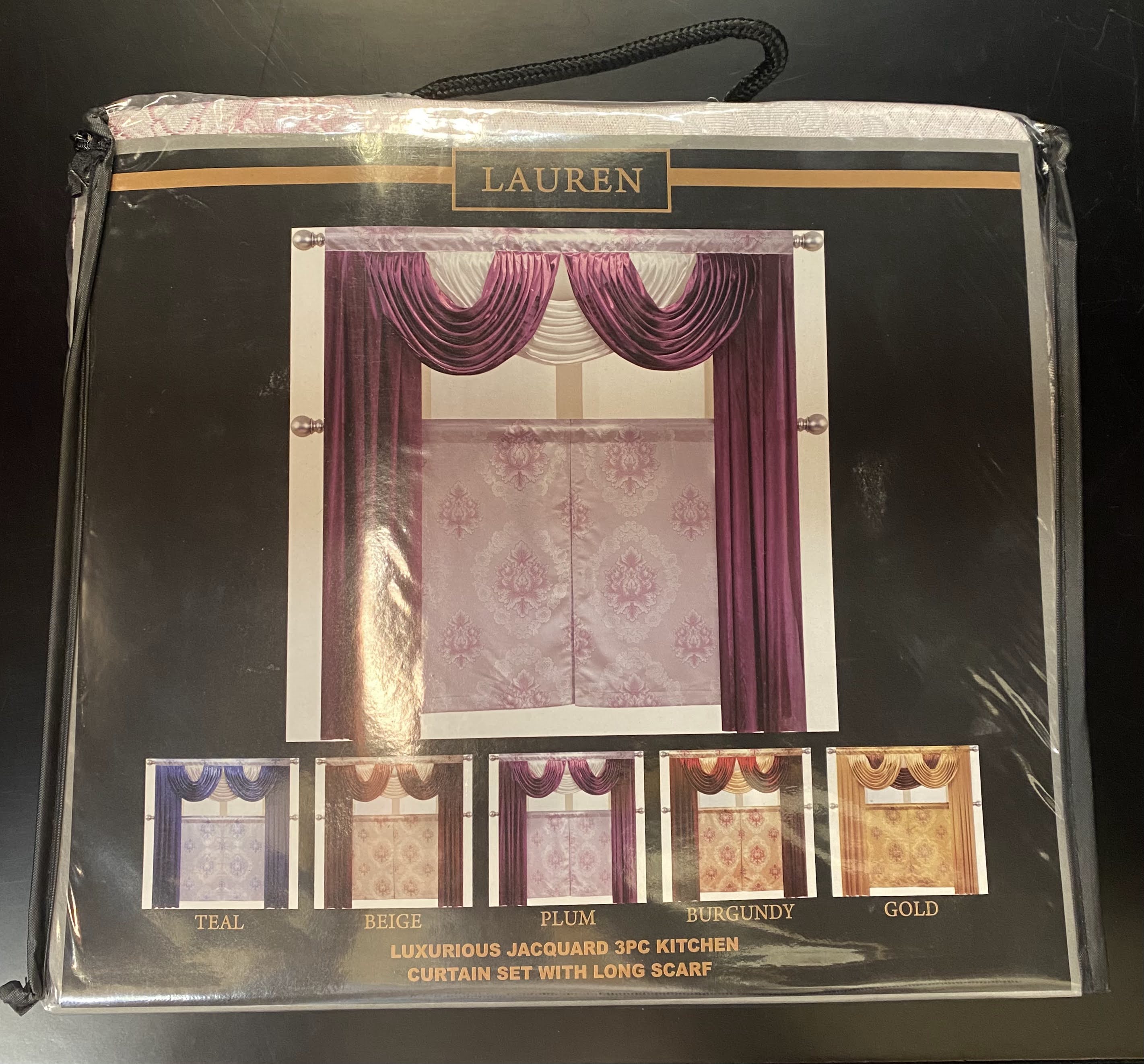 Luxurious 3 Piece Curtain